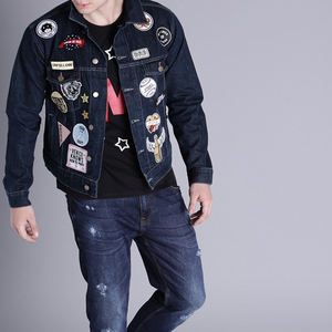Most Popular Comfortable Diferent Color <b>Men</b> Denim Jackets With <b>Cheap</b> Price Good Quality <b>Men</b> Denim Jacket Wholesale Price - Product Image 1