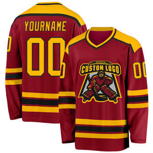 Maillot de hockey sur glace personnalisé par sublimation nom de l'équipe sublimé à bas prix vêtements de hockey sur glace de haute qualité uniforme sportif - Product Image 3