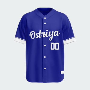 Nueva llegada Vintage personalizado 3D impreso béisbol Jersey diseño superior personalizado béisbol Jersey con todos los tamaños disponibles - Product Image 2