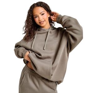 2025 Best Quality Women's Oversized Hoodie Tracksuit <b>Set</b> Casual <b>Two</b> <b>Piece</b> Sweat Outfit for Streetwear & <b>Lounge</b> - Product Image 4