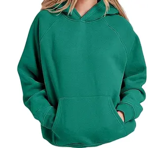 Felpe oversize da donna di alta qualità felpe con cappuccio in pile camicie a maniche lunghe Pullover vestiti autunnali con tasche