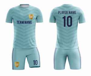 Uniformes de football personnalisés en gros |   Maillots de football numériques OEM 2026 |   Tenue d'équipe respirante à manches courtes et coupe ajustée - Product Image 2