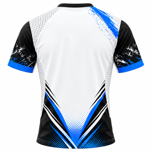 Camiseta Deportiva de Manga Corta con Cuello en V, Sublimada, de Micah Corporation, 100% Poliéster, Transpirable, de Secado Rápido, Corte Regular - Product Image 2