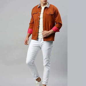 Vestes en jean décontractées à séchage rapide pour hommes 2026, prix de gros, en coton - Product Image 5