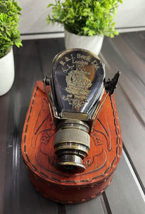 Nouveau support monoculaire nautique à faible coût cadeau de couverture en cuir de qualité supérieure pour les amoureux nautiques idée de bureau unique - Product Image 2