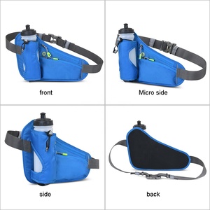 Running Waist Bag <b>Bottle</b> Cage Outdoor Camping Hiking Fitness Bicycle Riding <b>Belt</b> Sports Waist Bag for Men Women Kids - Product Image 3