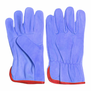 Guantes de seguridad industrial de cuero de grano de vaca resistentes a la abrasión de excelente durabilidad con aumento de fuerza para trabajar en el jardín - Product Image 5