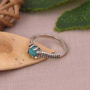 แหวนเงินแท้ประดับทับทิมทรงคิงแมน ดีไซน์โบโฮ งานแฮนด์เมด เหมาะเป็นของขวัญแต่งงานสำหรับเธอ - Product Image 6