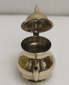 Luxe 1L Laiton Thé Cafetière Ensemble Taille Personnalisée avec Plaqué Or Maison Hôtel Ustensiles De Cuisine Décoratif Pot De Service - Product Image 5