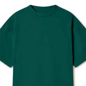 Camiseta extragrande Premium para hombre con cuello redondo: perfecta para ropa informal, de calle, - Product Image 3