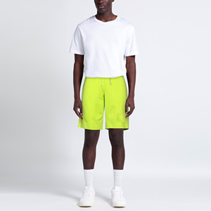 Short de sport athlétique pour hommes, design personnalisé, imprimé, couleur néon, solide, taille élastique, respirant, séchage rapide, longueur genou, léger - Product Image 2