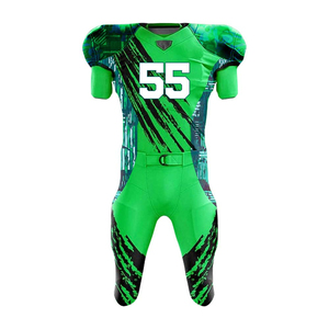 Ventes chaudes, nouvelle arrivée, uniformes de football américain personnalisés pour les jeunes, vente en gros de maillots de football américain vierges, ensembles d'équipe, chemises de style - Product Image 1