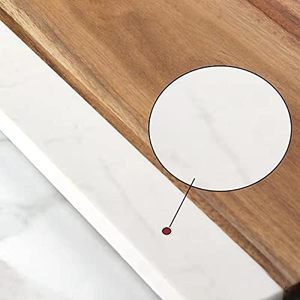 Nouvelle planche à découper de bloc de boucher noir ensemble de planches à découper décoratives de cuisine en marbre rondes faites à la main en Inde - Product Image 1