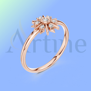 18K arabe nom bague bijoux personnalisés en gros - Product Image 1