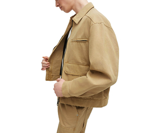 Tela vaquera de lona resistente de poliéster/nailon de alta calidad al por mayor, soporte liso teñido, respetuoso con el medio ambiente, transpirable, informal vintage - Product Image 5