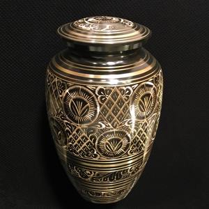 High-end Handmade Solid Brass <b>Large</b> Capacity Adult Pet <b>Urn</b> Funeral Supplies Coffin Accessories - Product Image 2