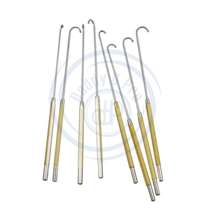 Ensemble d'instruments orthopédiques vétérinaires pour animaux de compagnie, crochets utérins de 200 mm de long, pour ovariectomie et stérilisation des chiens et des chats, vente en gros, CE ISO13485 - Product Image 4