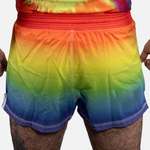 Shorts d'été décontractés pour hommes, style tendance, personnalisés, en molleton de coton noir, prix bas, couleur unie, imprimé animal, respirants - Product Image 6