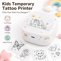 Imprimante portable mini pour tatouages temporaires sans encre, machine à tatouer DIY pour enfants, cadeaux, fêtes, jeux créatifs, en stock