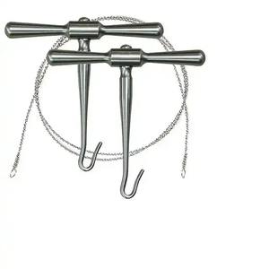 Ensemble d'instruments de scie Gigli vétérinaire orthopédique de haute qualité avec poignée en fil 316L Scie à fil Gigli avec base de qualité - Product Image 1