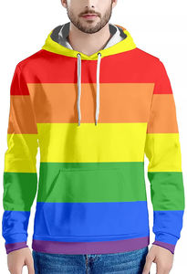 Wholesale Custom Men's Winter Hoodies <b>Sweatshirts</b> Chenille Embroidery Digital Printing Logo Tracksuit <b>Fleece</b> Breathable Texlera - Product Image 2