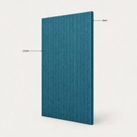 Panneau acoustique intégré 3D Kuswave |   Feutre acoustique thermoformé en fibre de polyester, panneau PET pressé en 3D, 2400x1200mm