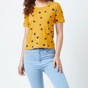 T-shirt pour femme, haut surdimensionné, vêtement décontracté et extensible, sur mesure - Product Image 4