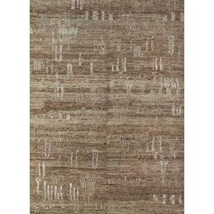 Manifest Green Wool <b>Rug</b> Hand Knotted Afghan Abstract Pattern 9x12 Rectangle for Home Entryway Teen-Re-1294 - Product Image 1