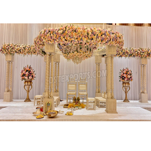 Mandap de mariage traditionnel portable le plus populaire pour les salles de banquet aux États-Unis, décoration intérieure de mariage gujarati, chaises de mandap Perth - Product Image 1