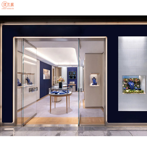 Gabinete <span class=keywords><strong>de</strong></span> joyería suspendido personalizado, tienda completa, diseño innovador, Mostrador <span class=keywords><strong>de</strong></span> vidrio <span class=keywords><strong>de</strong></span> forma única para tiendas <span class=keywords><strong>de</strong></span> joyería - Product Image 6