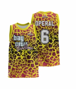 Maillot de basketball respirant imprimé numériquement OPERAL OS-BJ-1001 – Tenue unisexe 2022 la plus vendue, conception gratuite, vêtements de sport 100 % personnalisables - Product Image 6