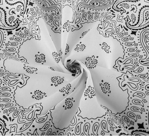 Top Quality Wholesale Ready to Ship <b>Square</b> Headband in Solid Colors Spring <b>Scarves</b> with Dot Letter Patterns - Product Image 4