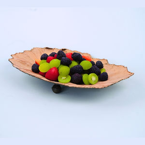 Assiettes de service élégantes au design moderne Assiette élégante de haute qualité pour le service de mariage Fruits Snacks Desserts avec motif végétal - Product Image 3