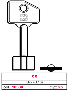 Llave para Bomba 5r7 (g.Vas 5) Cr - Product Image 1