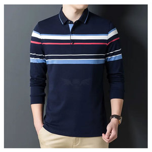 Camiseta de manga larga con cuello redondo, Polo con estampado de logotipo, alta calidad - Product Image 5