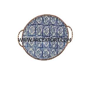 Lot de 3 bols de forme ronde en bois au design fantaisie en émail Décoration de table de restaurant et de café Bols à pâtes et à soupe de luxe - Product Image 3