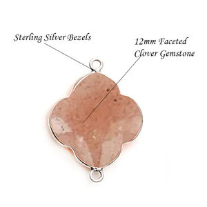 Vente en gros collier en argent sterling 925 12mm avec pierre de quartz rose plaqué or 18 carats pour la fabrication de bijoux breloques approvisionnement en vrac - Product Image 4