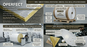Barrière <span class=keywords><strong>vapeur</strong></span> en polypropylène blanc WPSK, écologique, pour isolation industrielle, avec membrane en kraft, pour conduits CVC et <span class=keywords><strong>laine</strong></span> <span class=keywords><strong>de</strong></span> <span class=keywords><strong>verre</strong></span> - Product Image 3