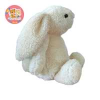 Peluche Lapin Doux de Haute Qualité, Doudou Personnalisé en Coton PP pour Décoration d'Intérieur Unisexe et Anniversaires