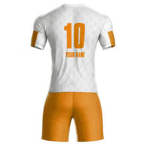 Uniforme de football durable avec ensemble de shorts Logos d'équipe personnalisables Noms et numérotation disponibles - Product Image 2