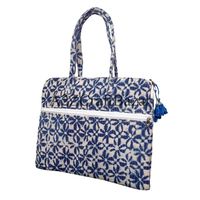 Mochila Acolchada Grande de Algodón Vintage para Portátil, Bolso de Mano para Documentos, Maletín de Viaje para Portátil, Alta Calidad