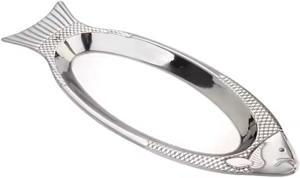 Plateau de service à poisson en métal - Product Image 4