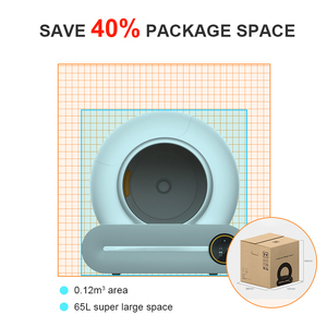 Lavabo de arena inteligente para <span class=keywords><strong>gatos</strong></span> Caja de arena automática para <span class=keywords><strong>gatos</strong></span> Inodoro de caja de arena de autolimpieza para varios <span class=keywords><strong>gatos</strong></span> - Product Image 5