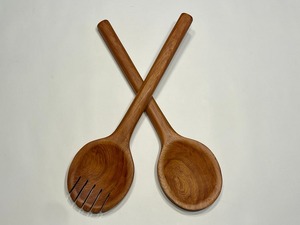 Cucharas de Cocina de Madera Hechas a Mano de Primera Calidad con Mangos Ergonómicos, Ideales para Chefs Profesionales y Uso Diario en la Cocina - Product Image 3