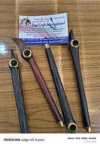 Pipe à cigarette en bois écologique artisanale de qualité supérieure, finition lisse, design moderne pour une expérience de fumage confortable, TAQI CRAFT - Product Image 4