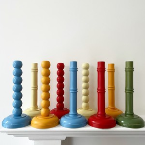 Discounted deal lacquer tapered <b>candle</b> holders <b>cheap</b> price lacquered <b>candles</b> tealight holder - Product Image 1