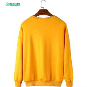 Sweat-shirts personnalisés pour hommes, col rond, 100% coton, respirant, séchage rapide, en molleton épais, pour l'hiver, uni - Product Image 6