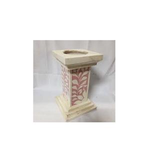 High Quality Bone Inlay Candle Pillar Holder Tealight and Bone Inlay Candle Sticker Holder for <b>Christmas</b> Parties Decorate - Product Image 1