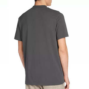 Fabricants T-shirt respirant lourd T-shirts pour hommes T-shirt de gym surdimensionné brodé T-shirt en coton pour hommes avec poche poitrine - Product Image 2