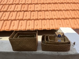 Precio barato Seagrass Straw Box tapa sostenible respetuoso con el medio ambiente muebles accesorio hecho a mano cesta caja de regalo vietnamita - Product Image 5